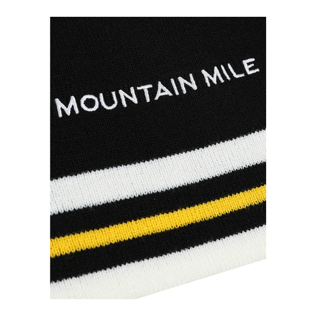 392JB-IOM MOUNTAIN MILE JET BLACK BEANIE